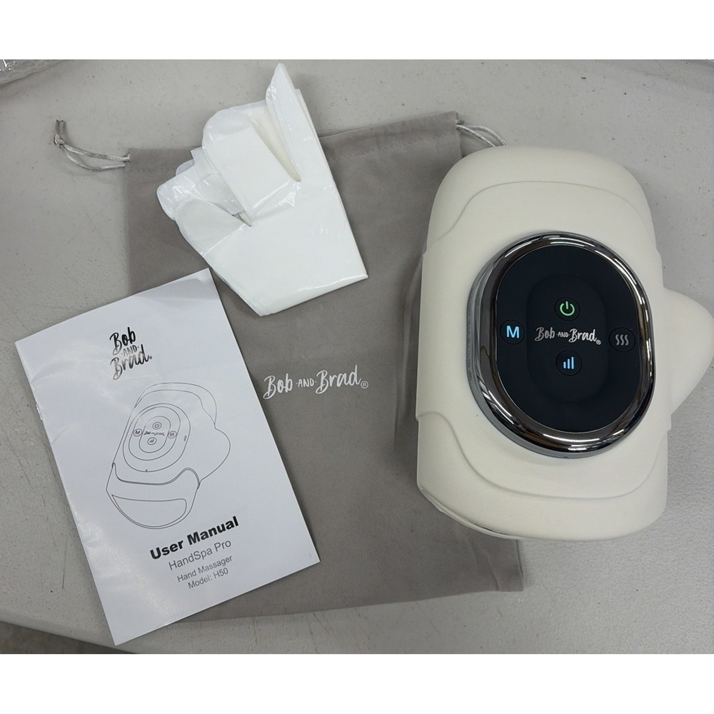 Bob and Brad Hand Massager Heat HandSpa Compression Arthritis Relief Portable